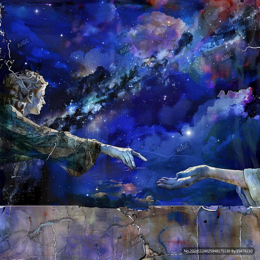 银河立体画