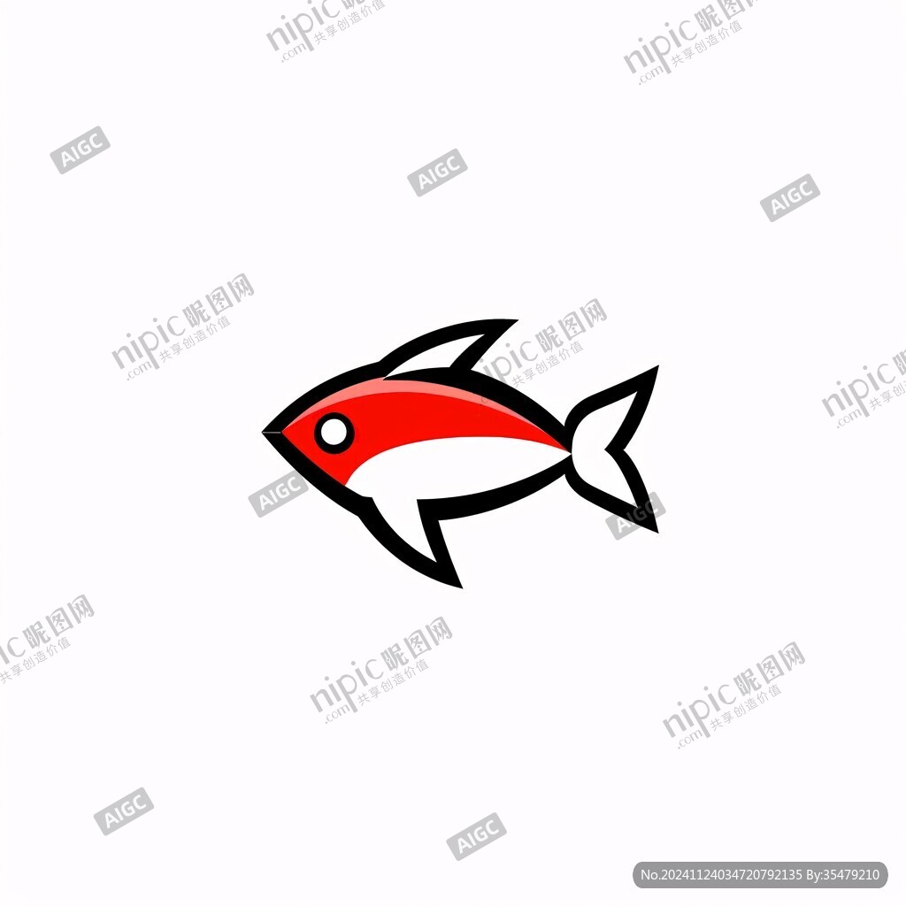 鱼图标logo