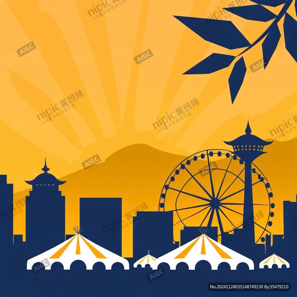 圣地亚哥海报天际线
