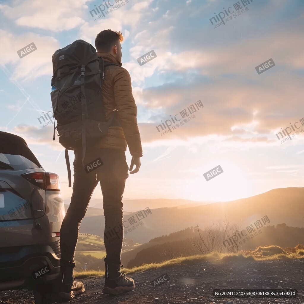 户外探险旅游散心