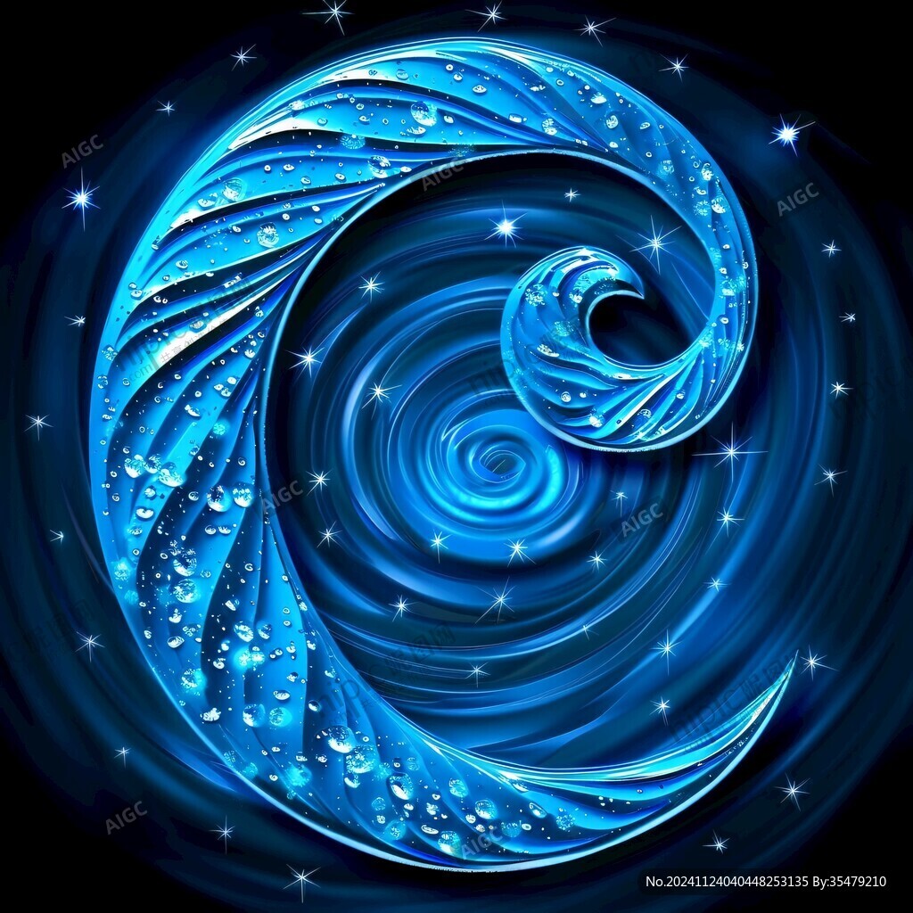 旋涡线条流星
