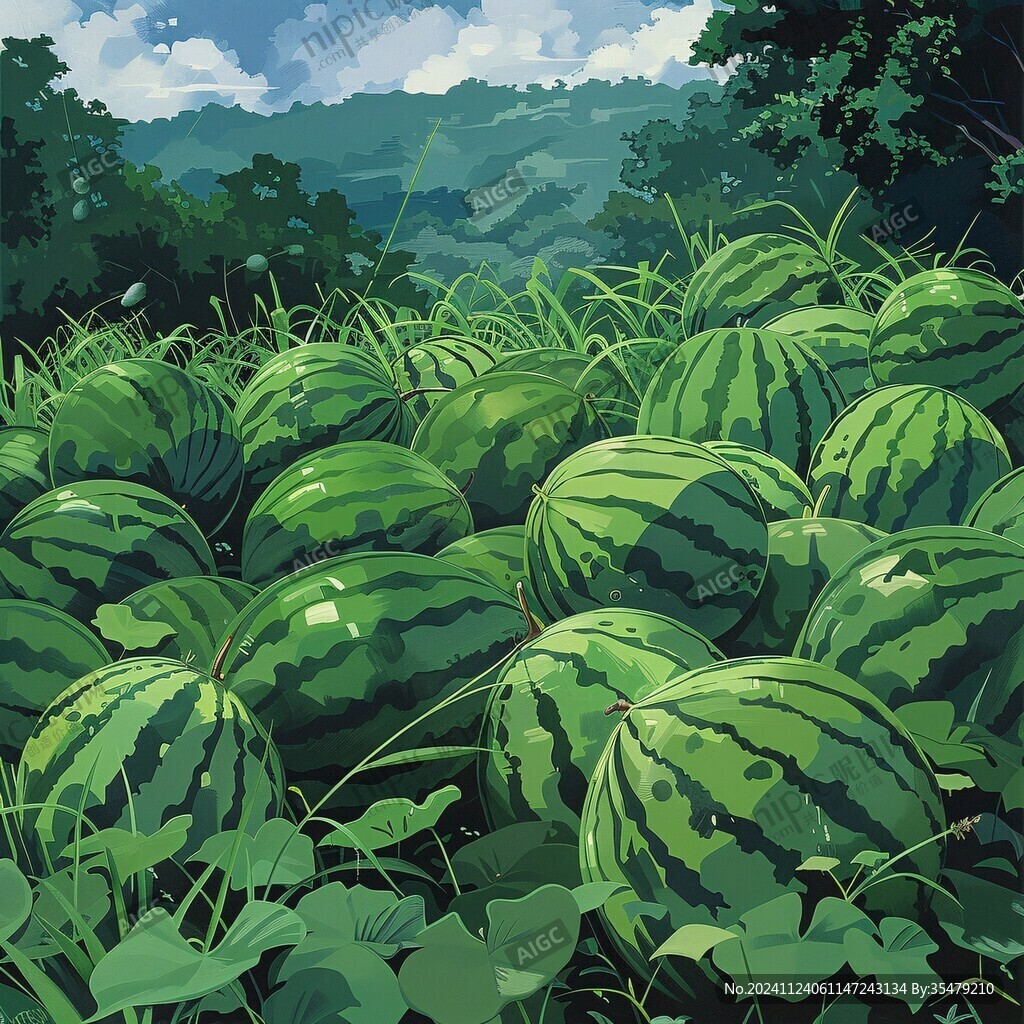 西瓜种植新鲜水果