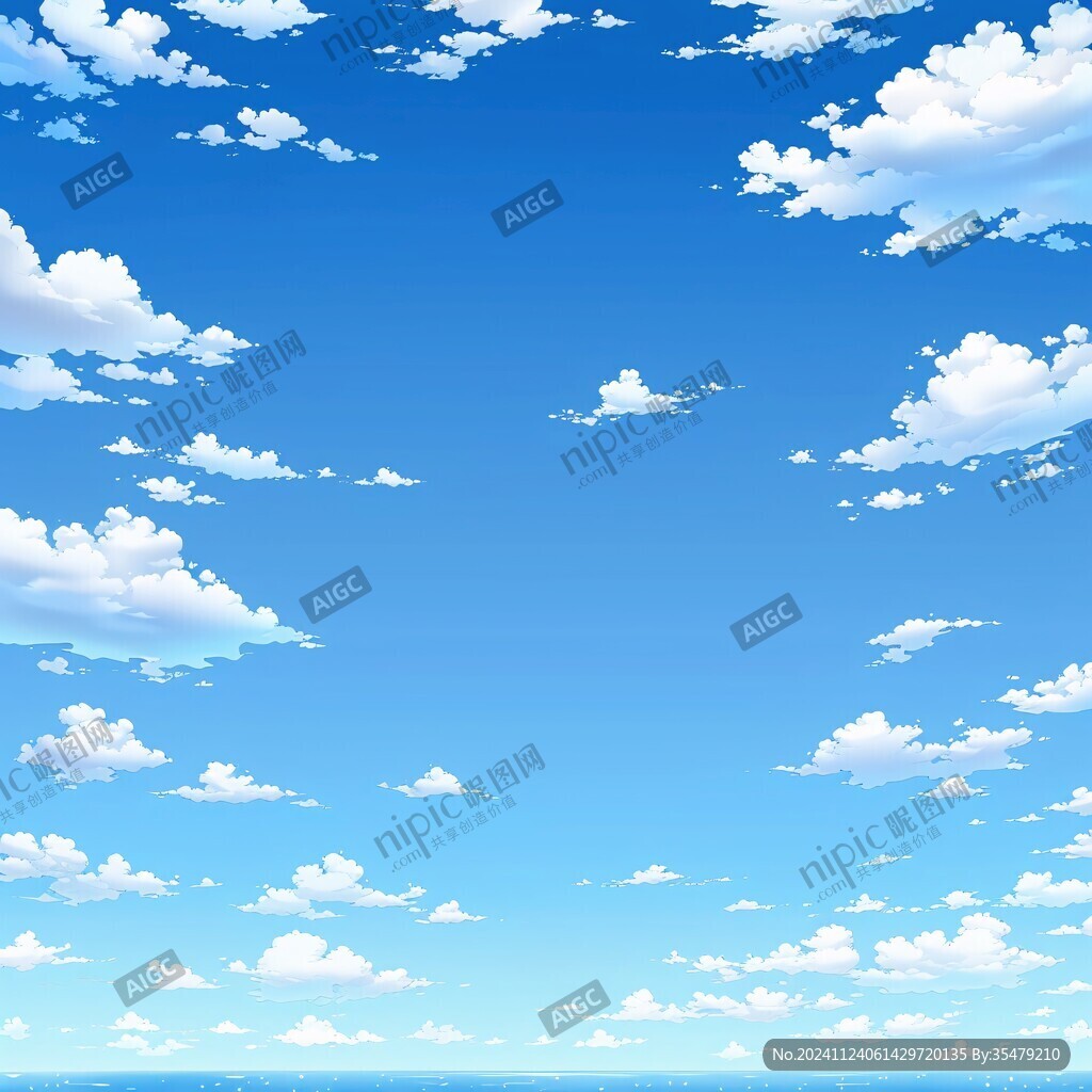 动漫白云素材