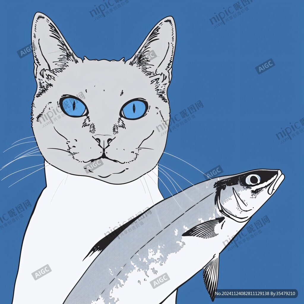 原创猫与鱼