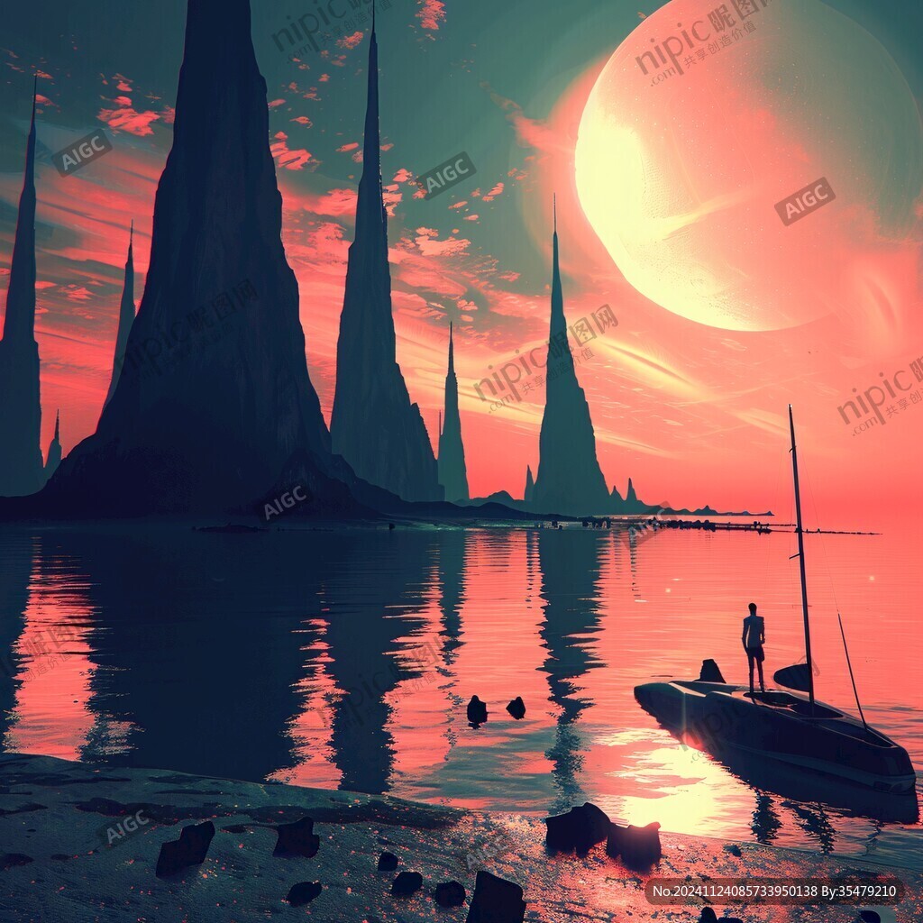 幻想的外星建筑