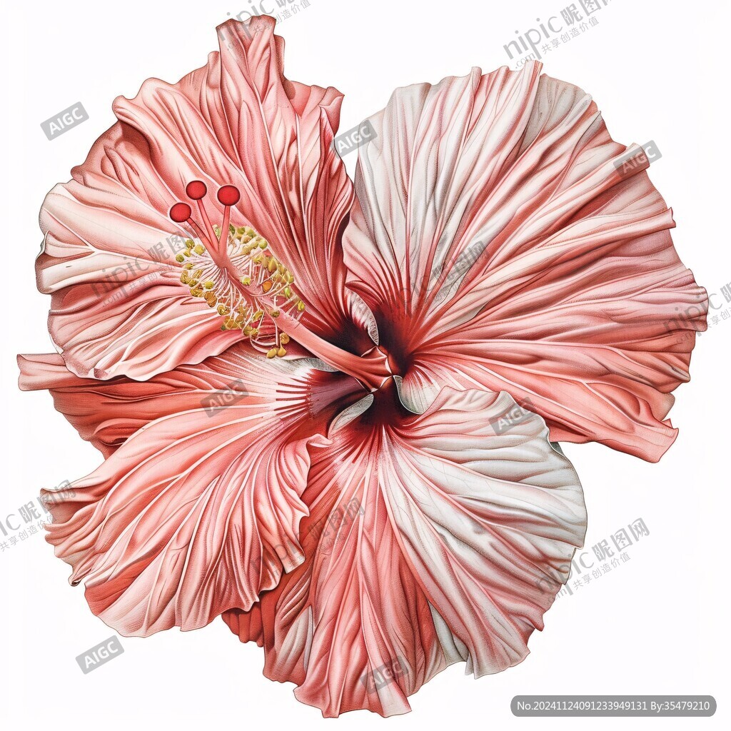 扶桑花插画