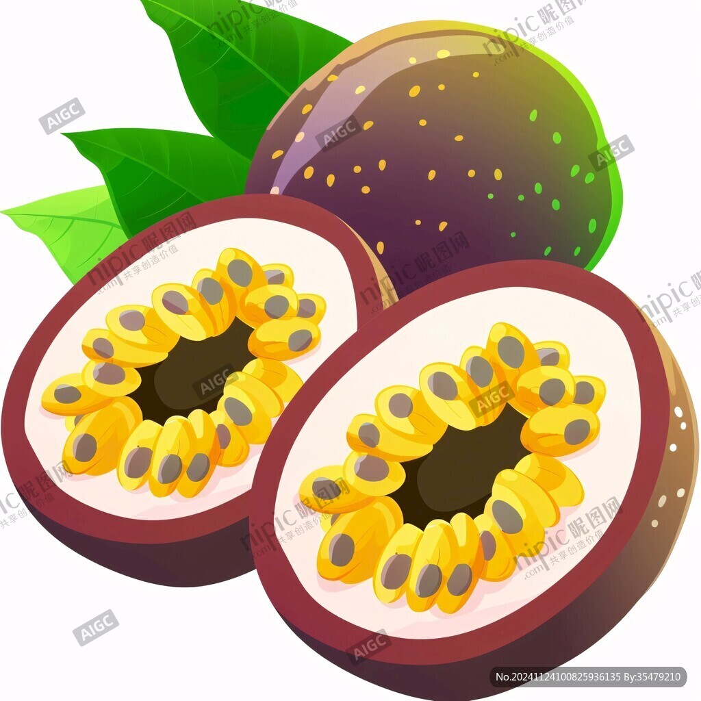 木瓜插画素材