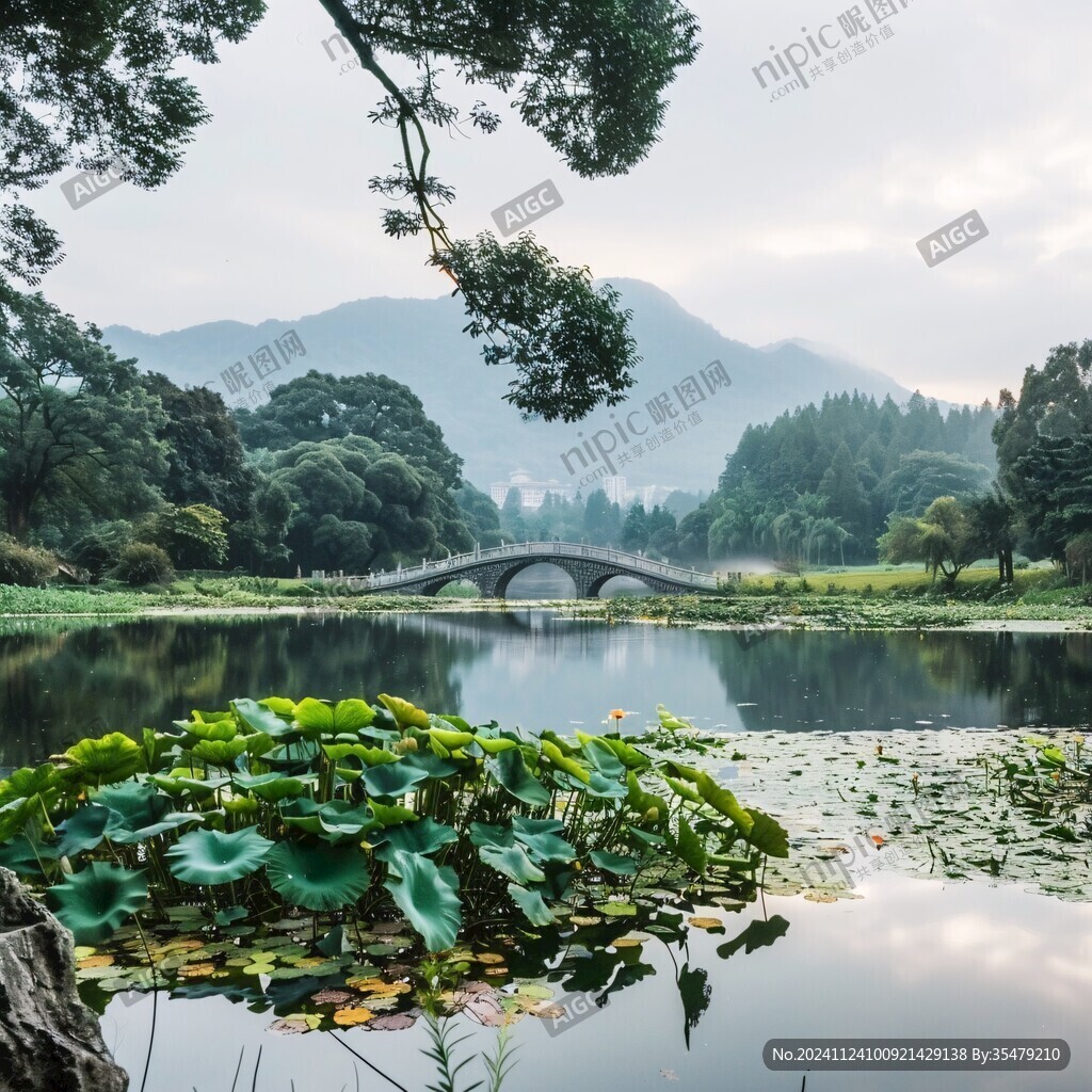 湘湖采莲桥