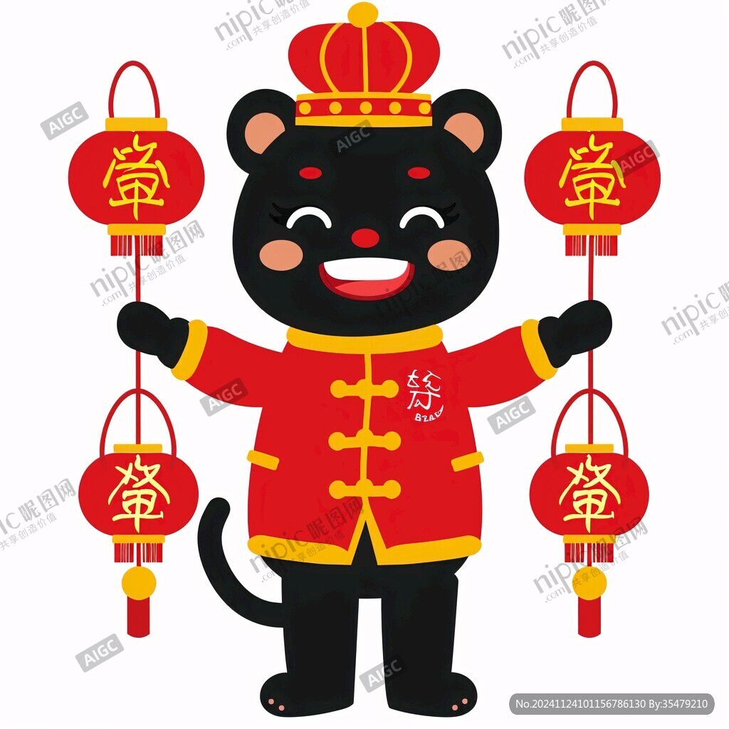 春节鼠年卡通形象