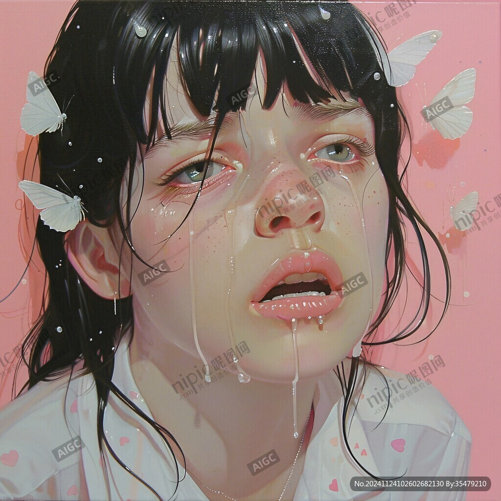 写实人物插画