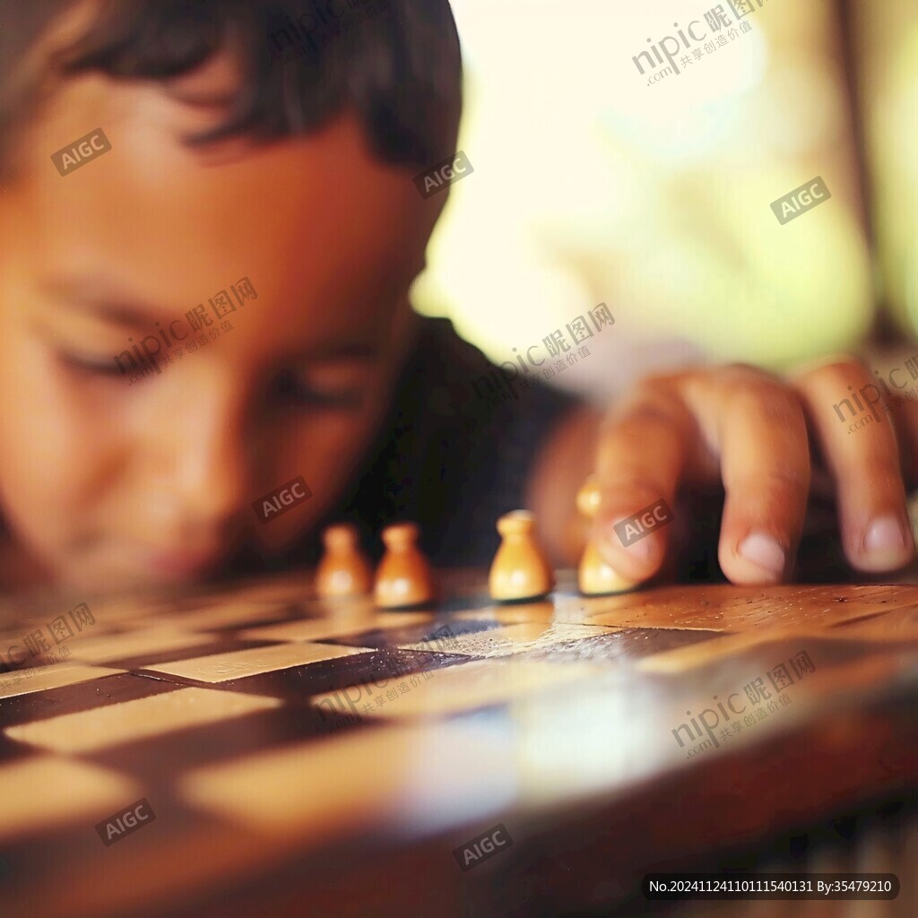小孩与象棋