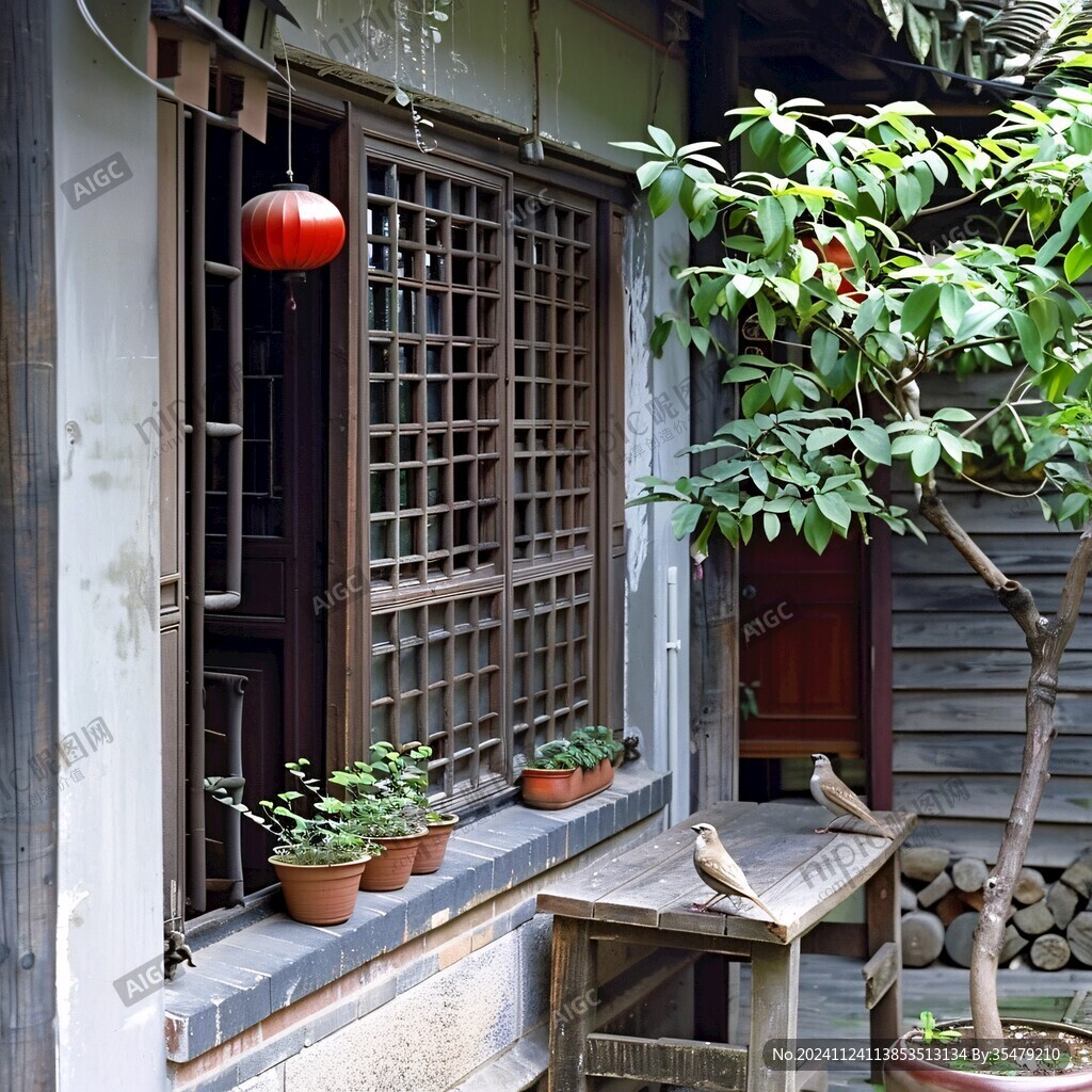 年代感木窗