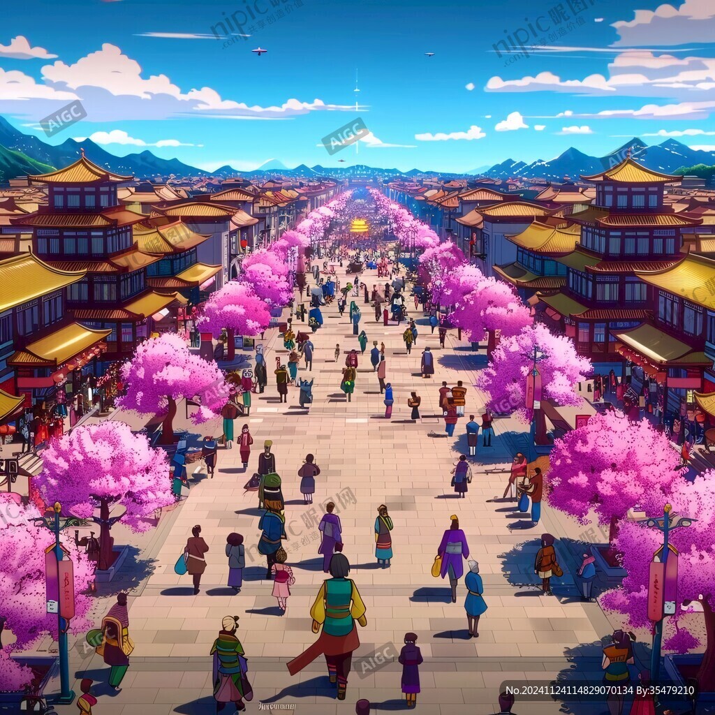 横店插画