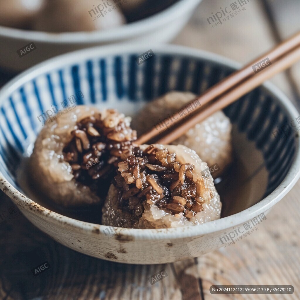 农家手工糯米肉圆