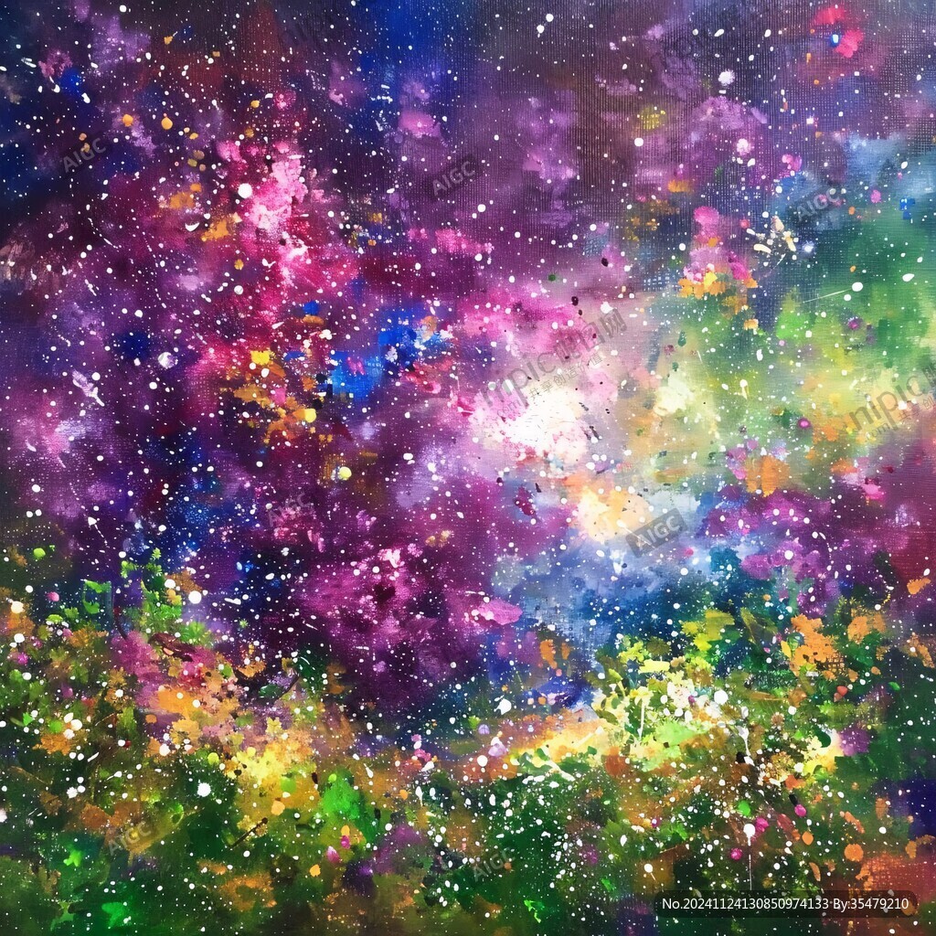 星河梦境装饰画