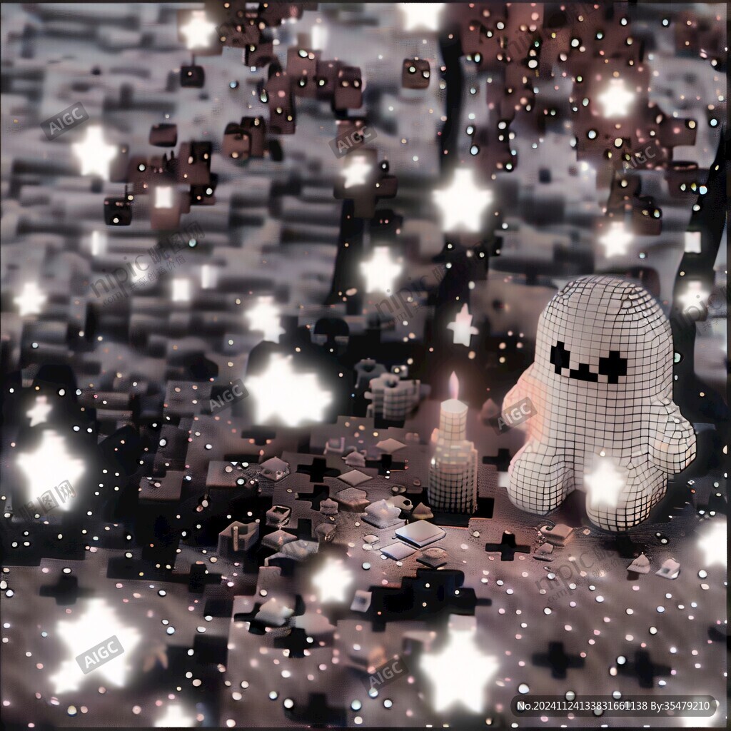 马赛克夜灯