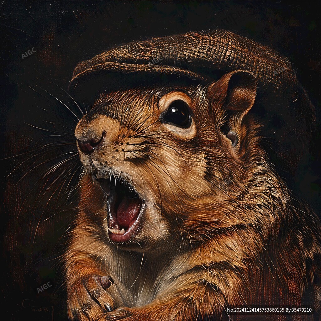 动物插画写实