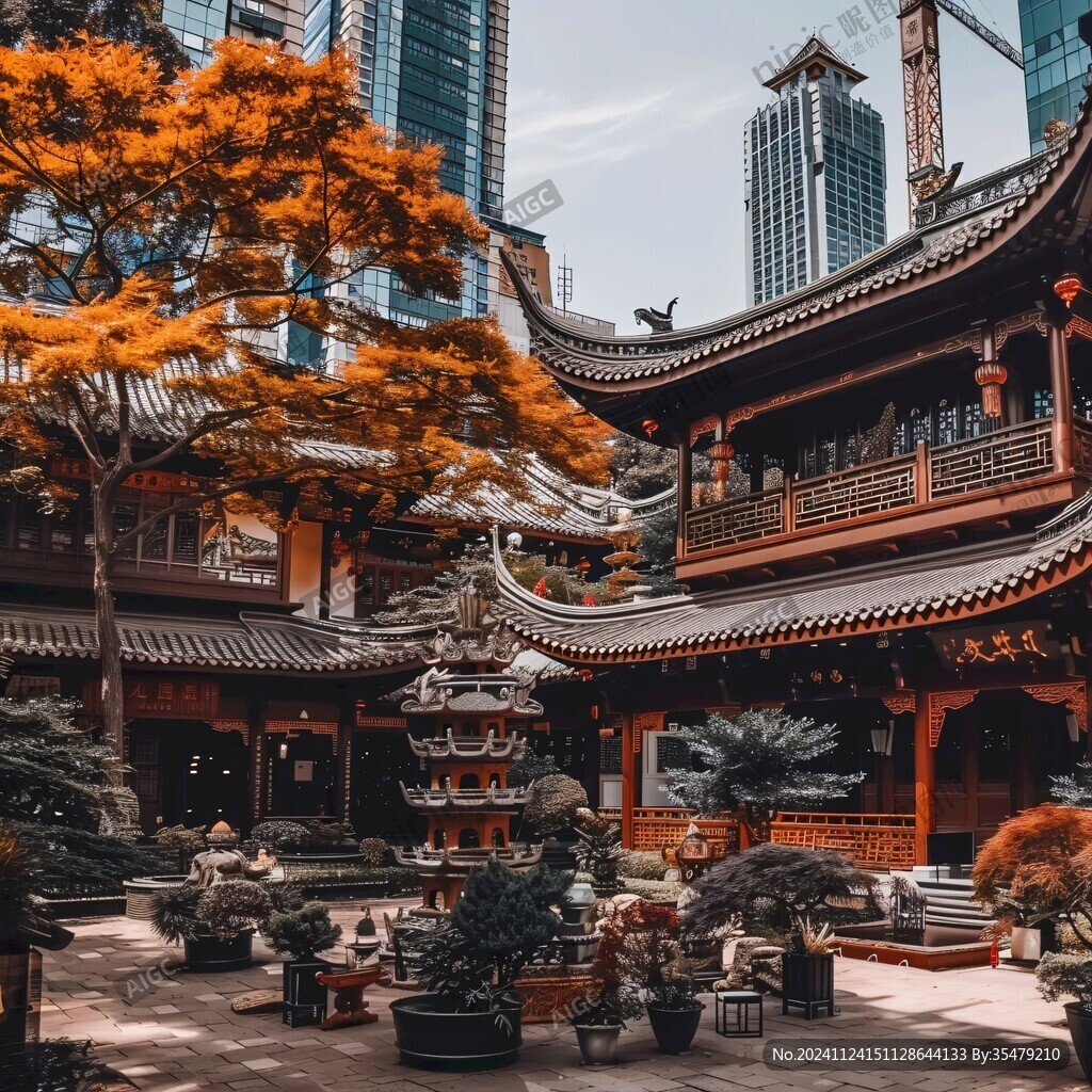 豫园素材