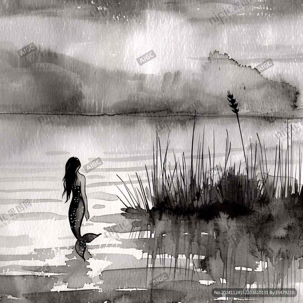 意境水彩画
