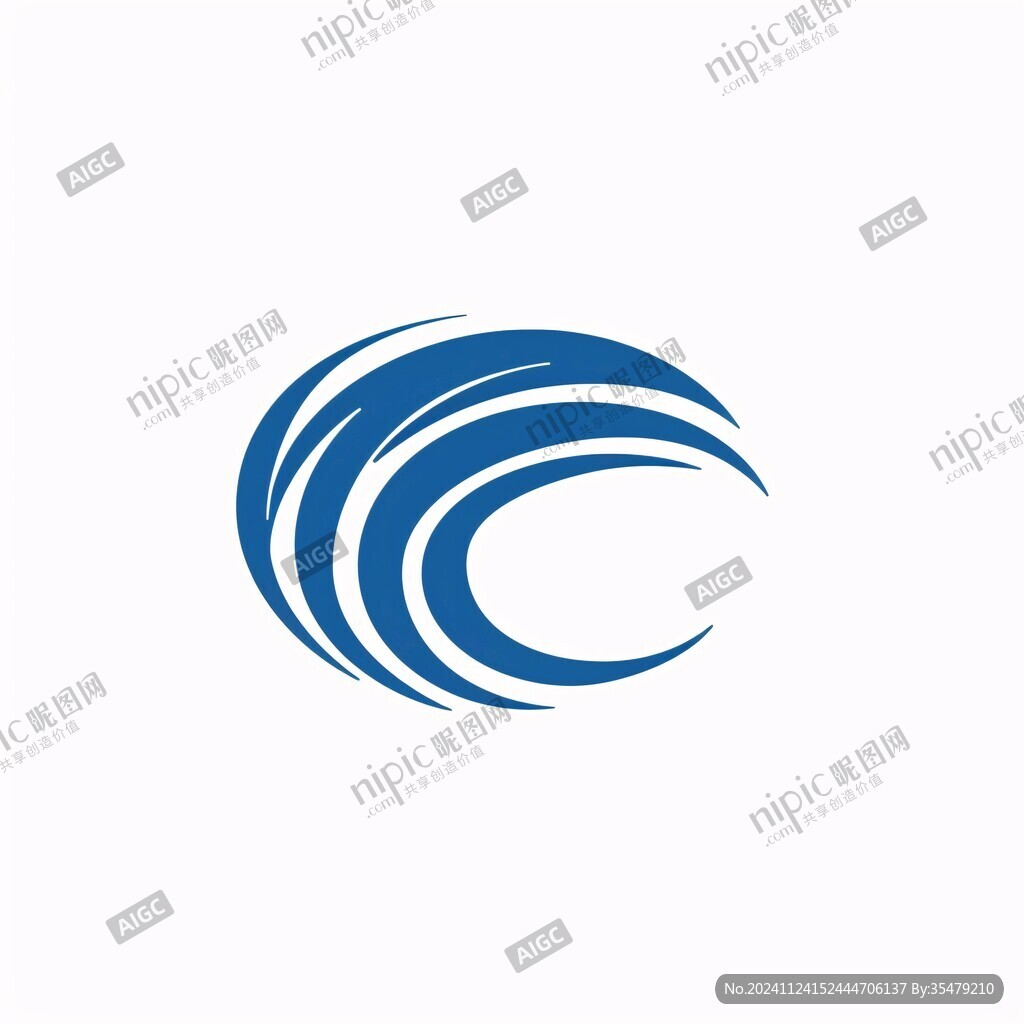 c字母线条logo