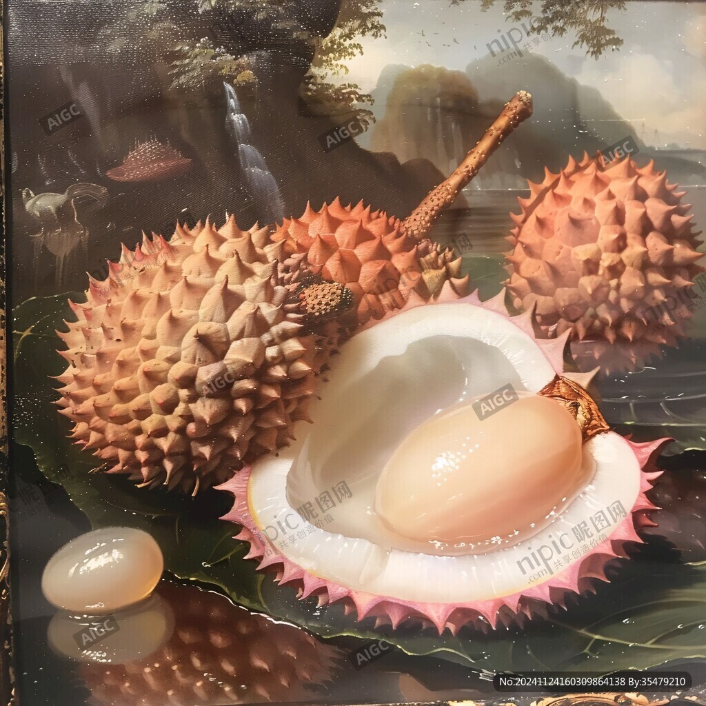 荔枝榴莲球
