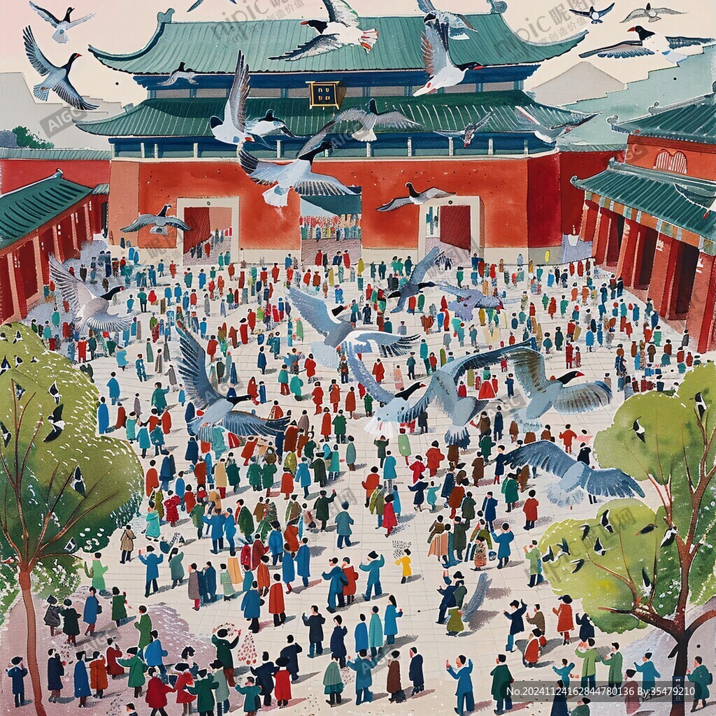 进贡场景