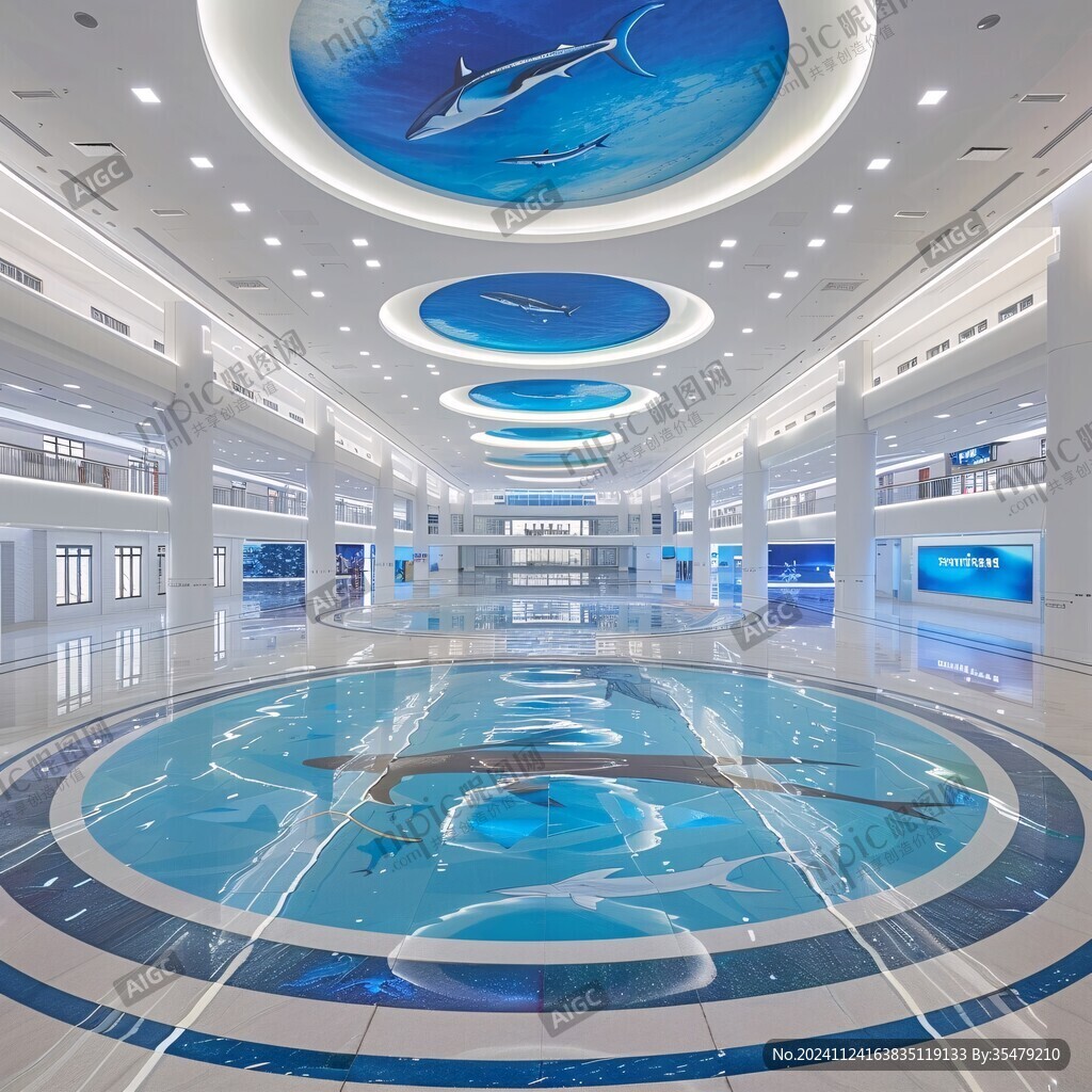 海洋馆大厅效果图