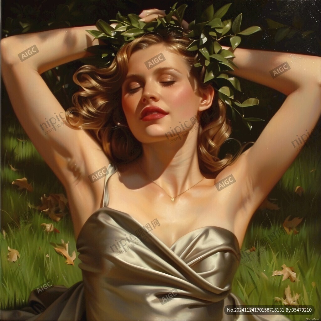 欧美人物绘画