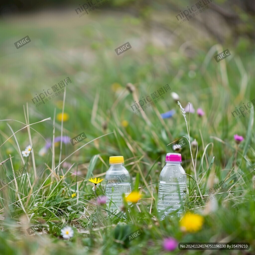 山花草地小草微距