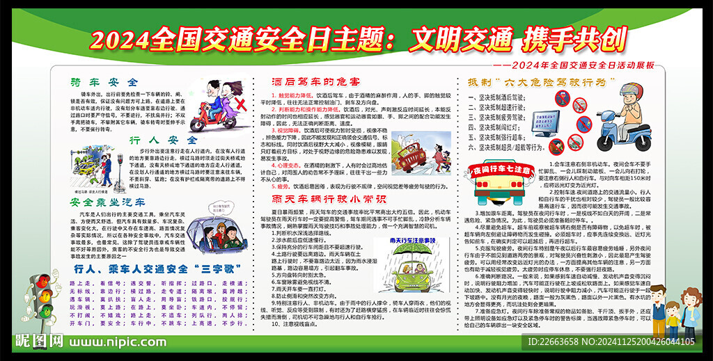 2024年交通安全宣传栏