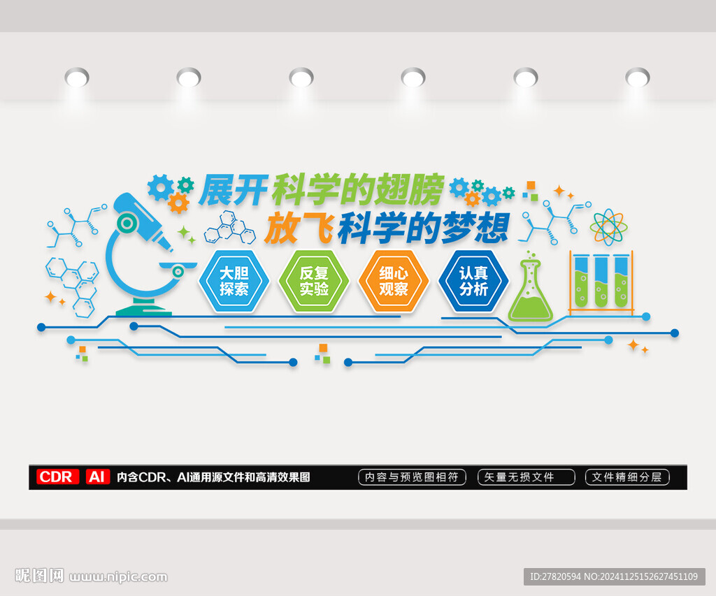 科学室文化墙