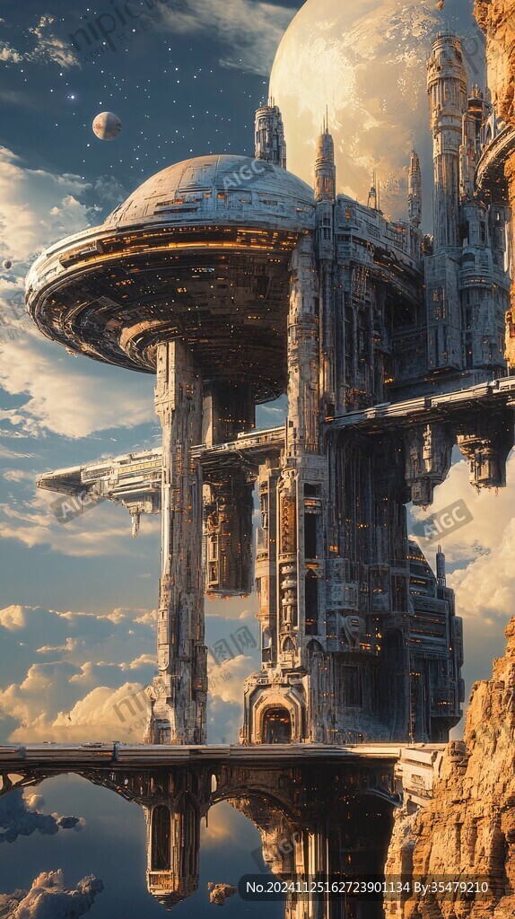 幻想的外星建筑