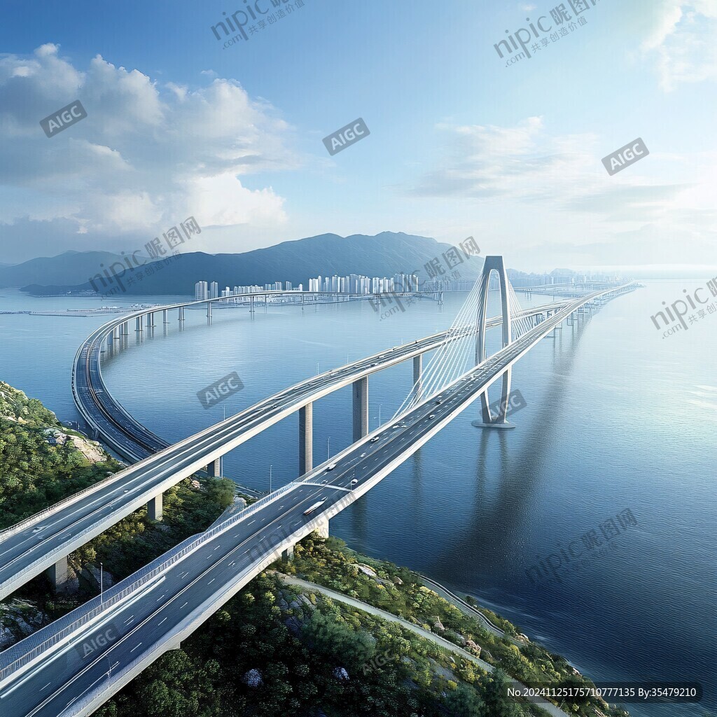 深中通道手绘