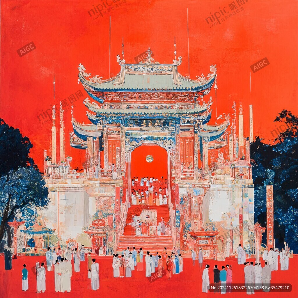江浦文庙插画
