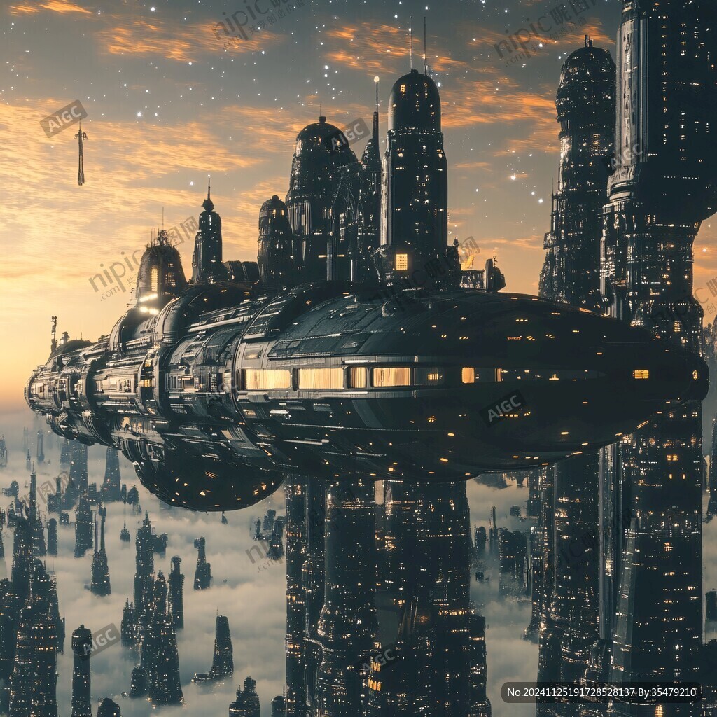 科幻题材插画