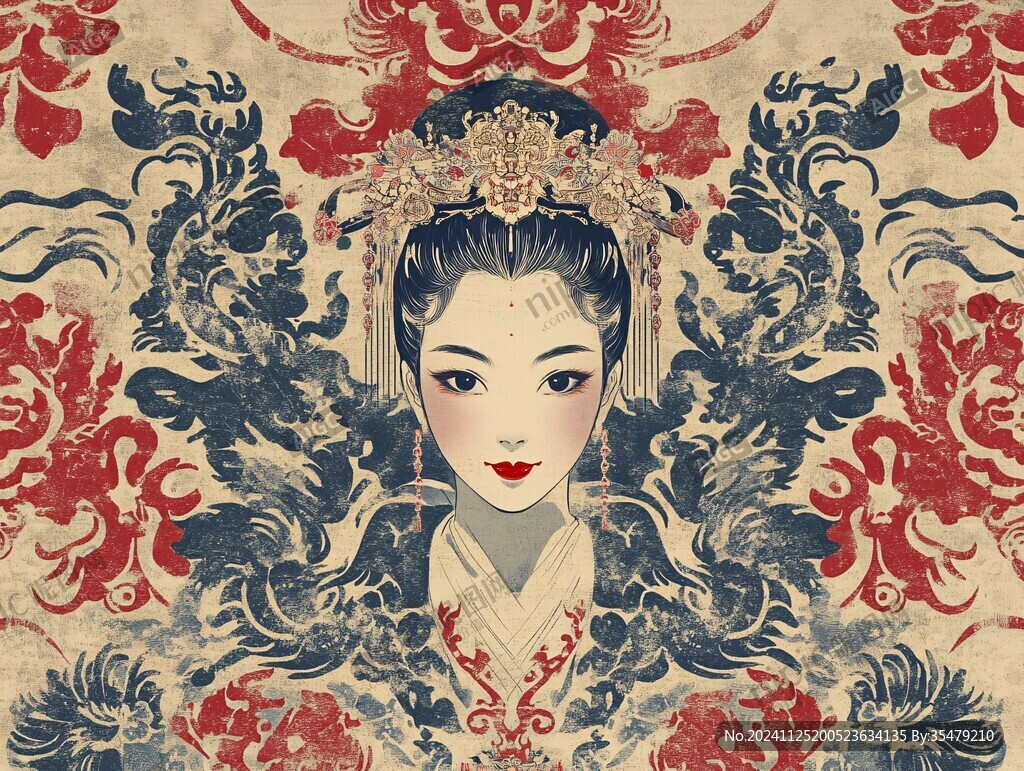 贵妃插画