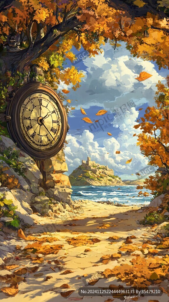 手绘唯美场景