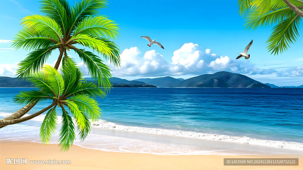海滩海岛
