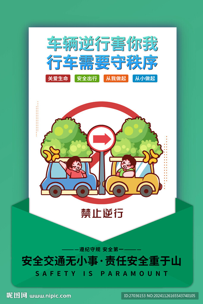禁止逆行