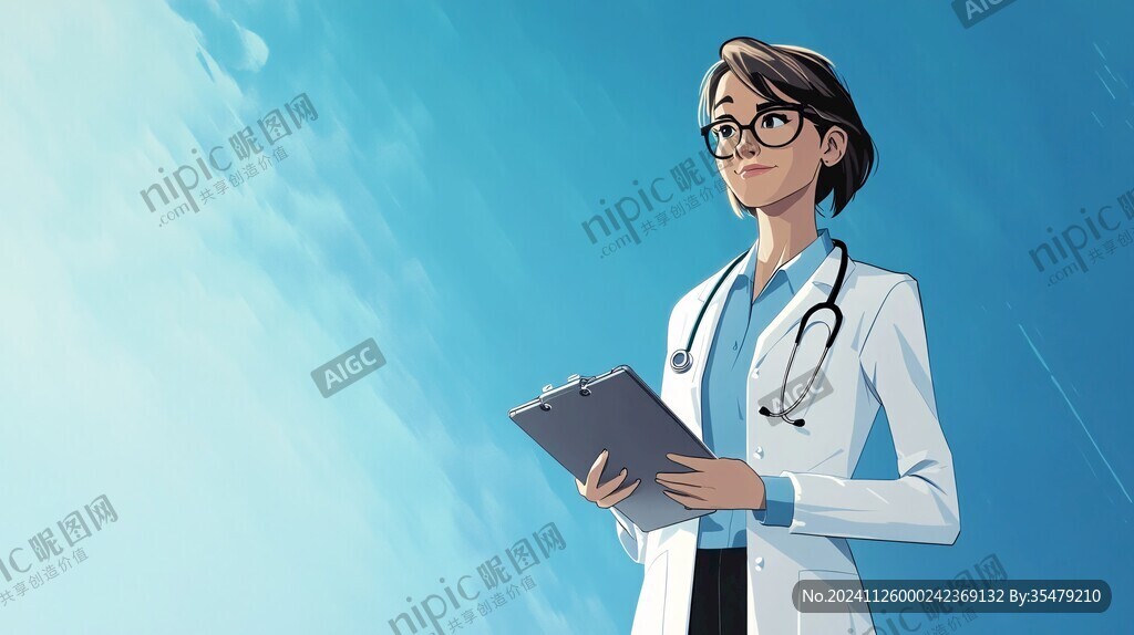 女医生插画