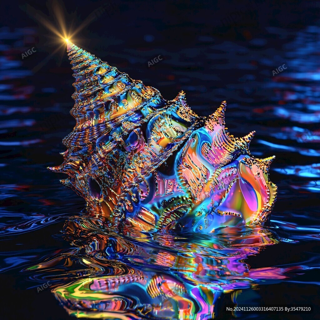 海螺线条