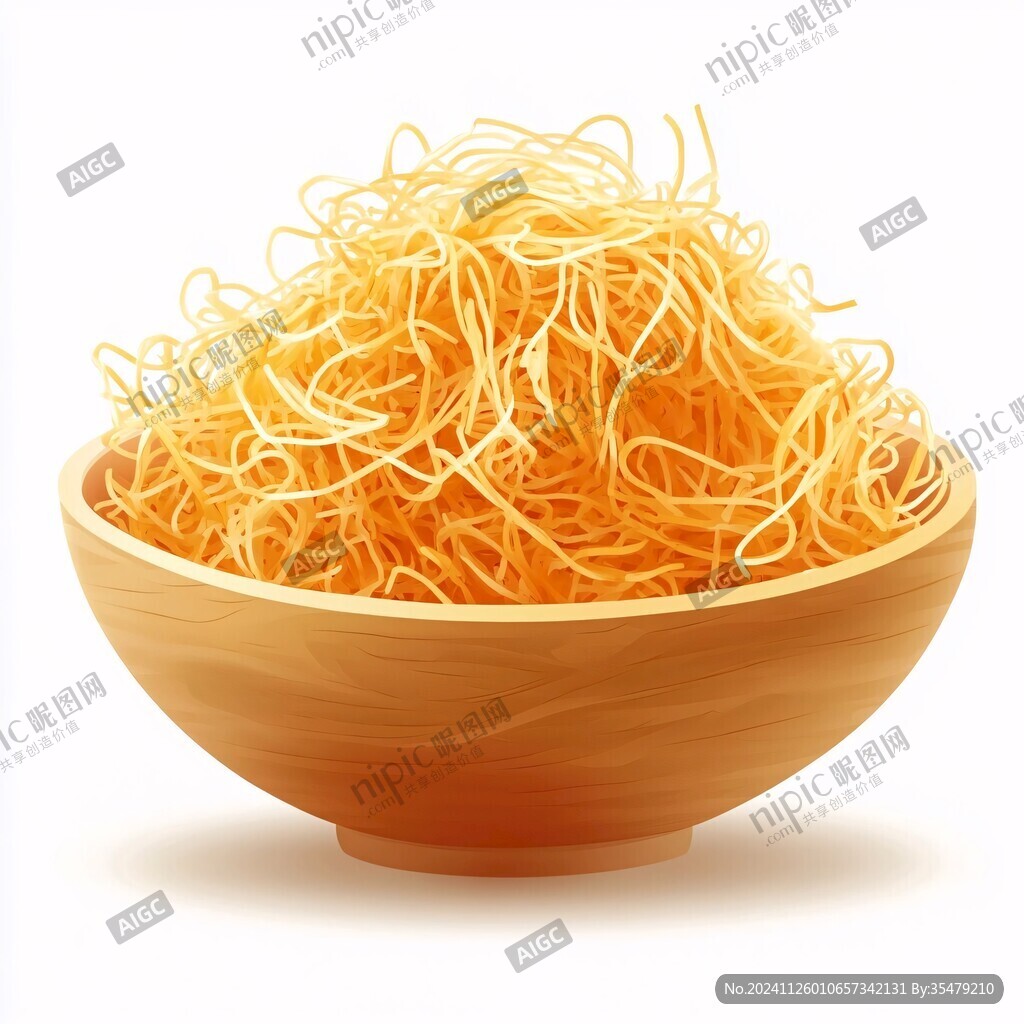 手绘面条粉丝