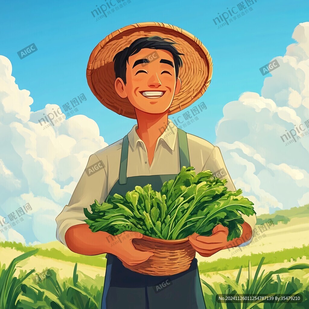 开心的农民