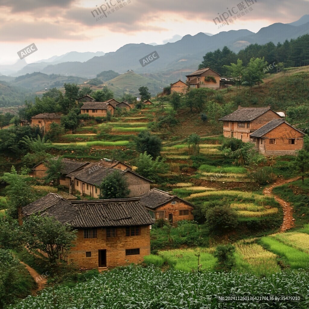 土家山寨图片素材下载