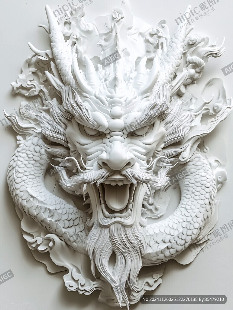 龙立体图案