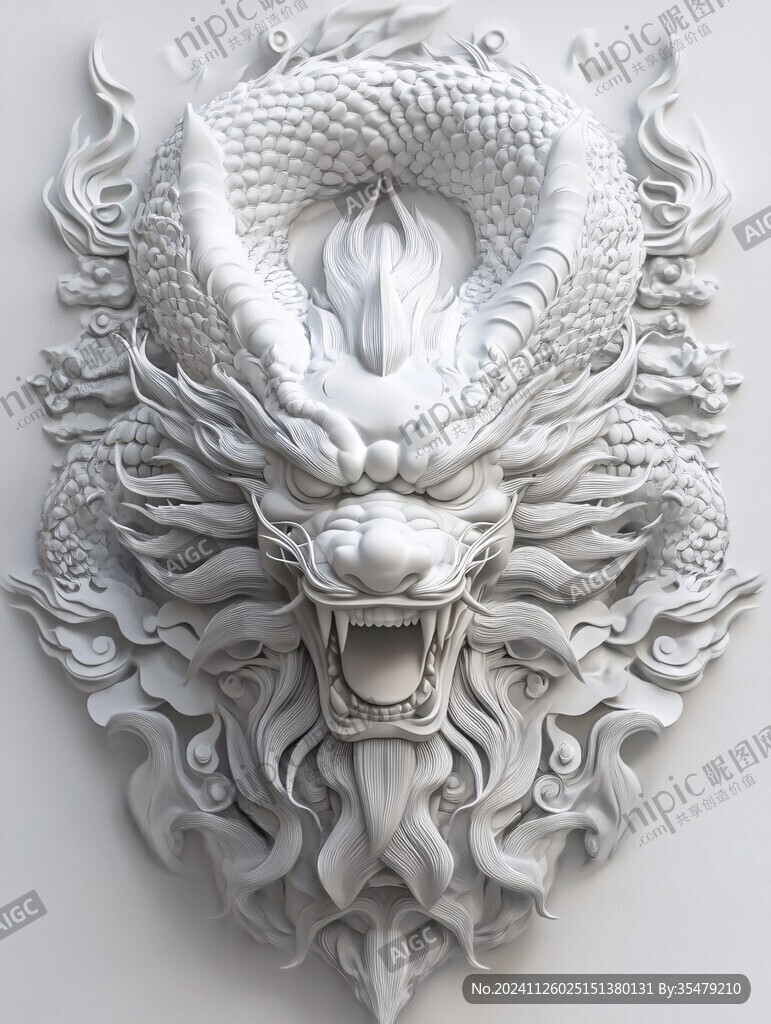 龙立体图案