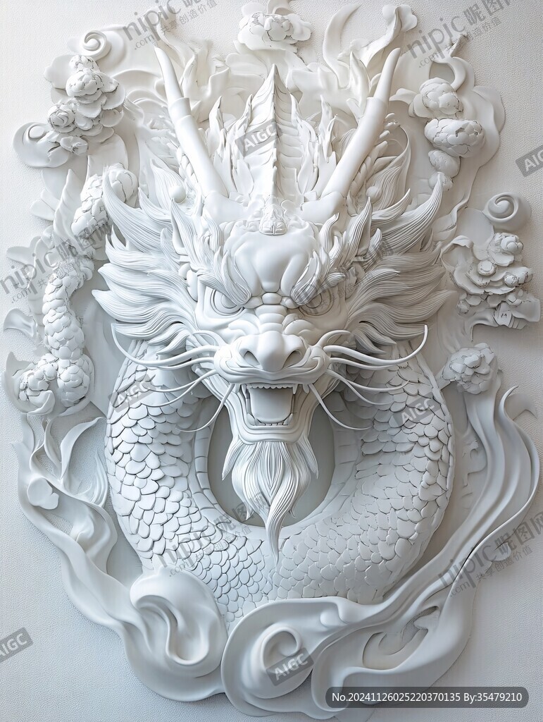 龙立体图案