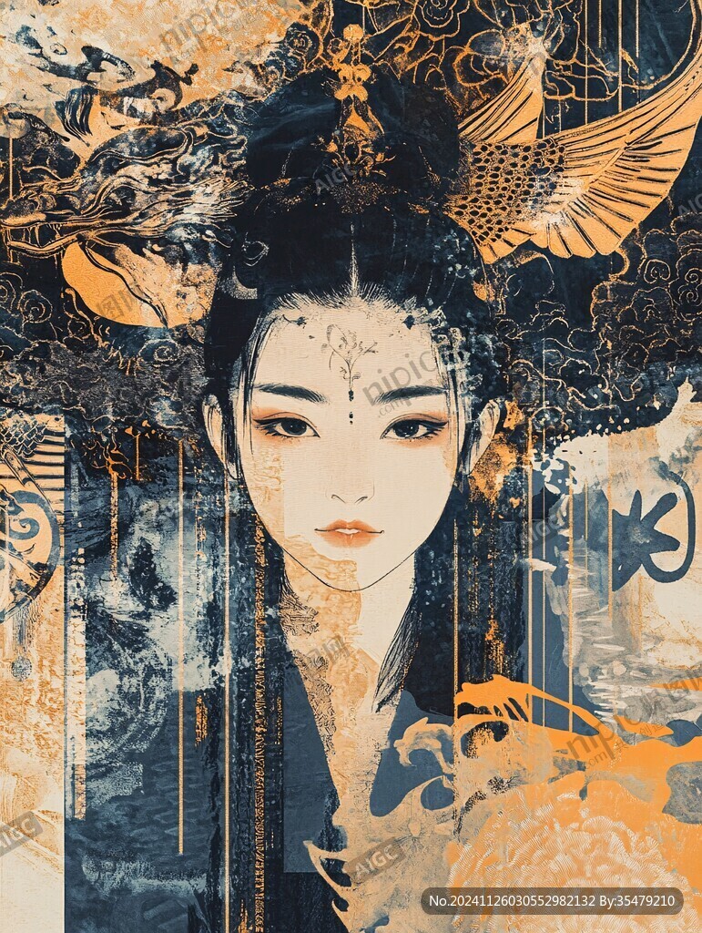 贵妃插画
