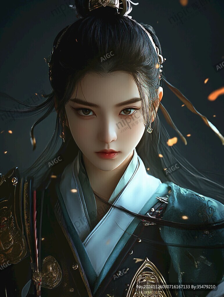 板绘人像