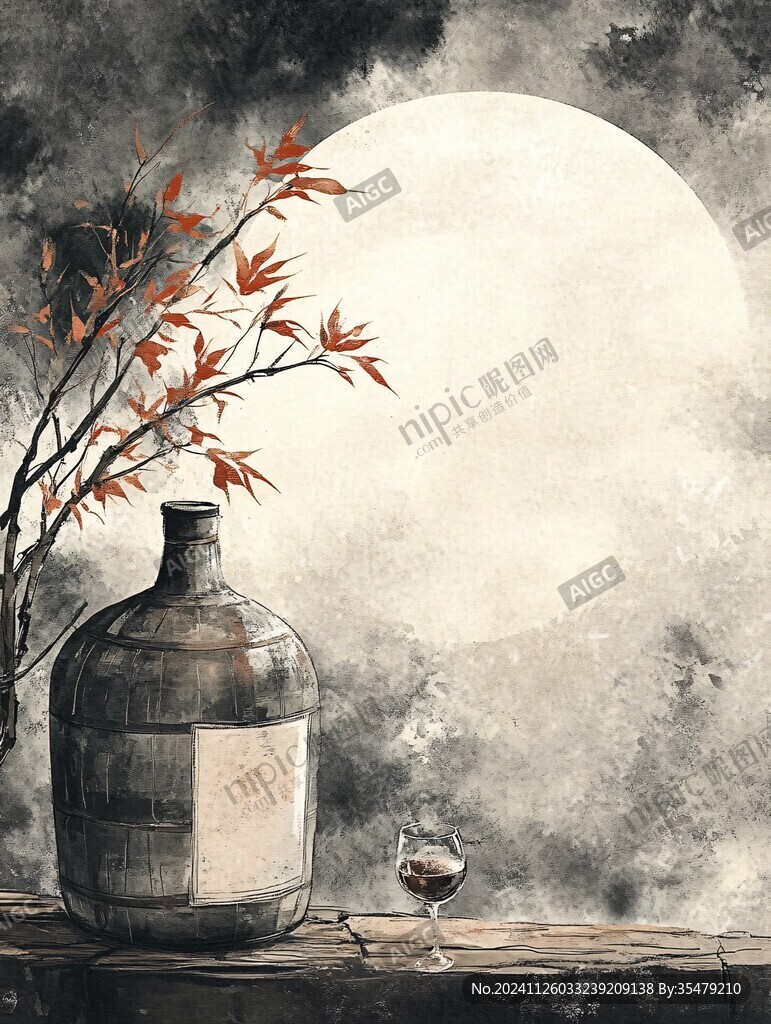 雄黄酒插画